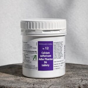 Adler Pharma Schüsslerovy soli – Nr. 12 Calcium sulfuricum D6 1000 tablet