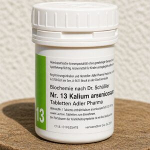 Adler Pharma Schüsslerovy soli – Nr. 13 Kalium arsenicosum D12 400 tablet