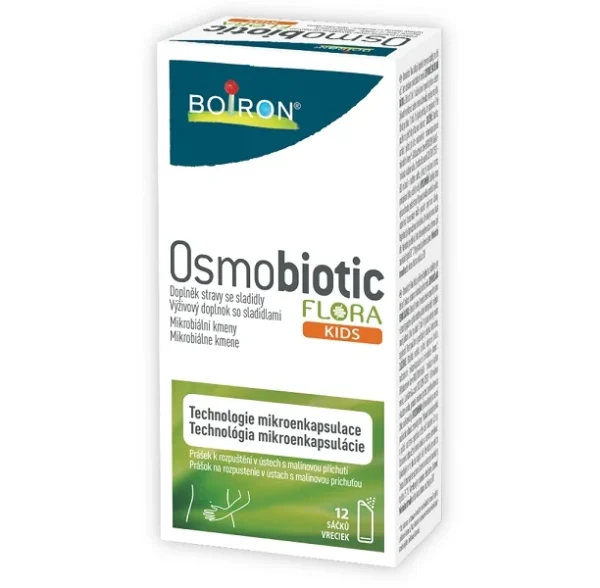Boiron Osmobiotic Flora Kids malinová příchuť 12x1.6g