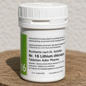 Adler Pharma Schüsslerovy soli – Nr. 16 Lithium chloratum D12 400 tablet