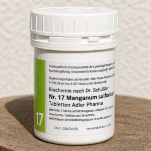 Adler Pharma Schüsslerovy soli – Nr. 17 Manganum sulfuricum D12 400 tablet