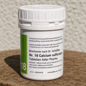 Adler Pharma Schüsslerovy soli – Nr. 18 Calcium sulfuratum D12 400 tablet