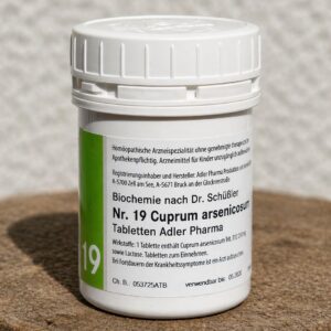 Adler Pharma Schüsslerovy soli – Nr. 19 Cuprum arsenicosum D12 400 tablet