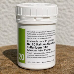 Adler Pharma Schüsslerovy soli – Nr. 20 Kalium-Aluminium sulfuricum D12 400 tablet