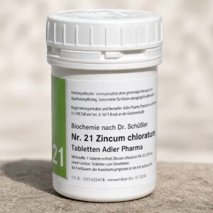 Adler Pharma Schüsslerovy soli – Nr. 21 Zincum chloratum D12 400 tablet