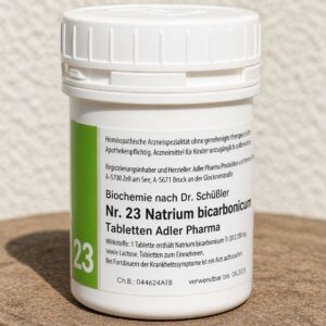 Adler Pharma Schüsslerovy soli – Nr. 23 Natrium bicarbonicum D12 400 tablet