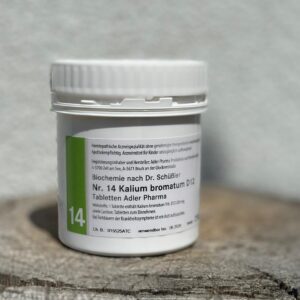 Adler Pharma Schüsslerovy soli – Nr. 14 Kalium bromatum D12 400 tablet