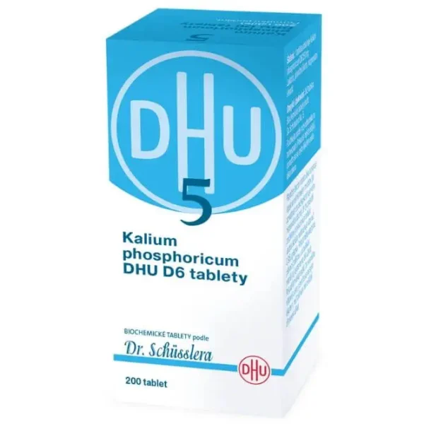 DHU Schüsslerovy soli Kalium phosphoricum D6 200 tablet (No.5.)