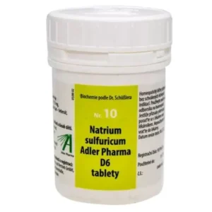 Adler Pharma Schüsslerovy soli – Nr. 10 Natrium sulfuricum D6 1000 tablet