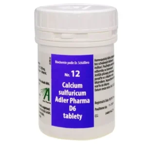 Adler Pharma Schüsslerovy soli – Nr. 12 Calcium sulfuricum D6 1000 tablet