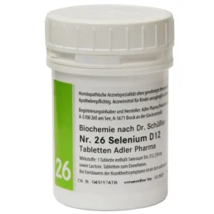 Adler Pharma Schüsslerovy soli – Nr. 26 Selenium D12 400 tablet