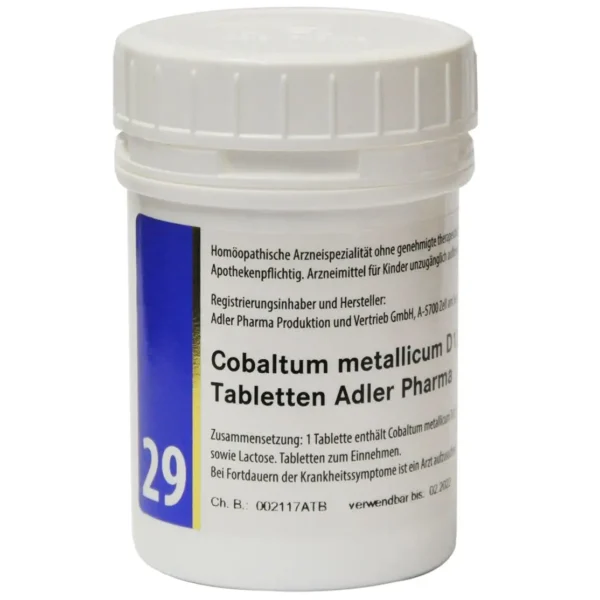 Adler Pharma Schüsslerovy soli – Nr. 29 Cobaltum metallicum D12 400 tablet