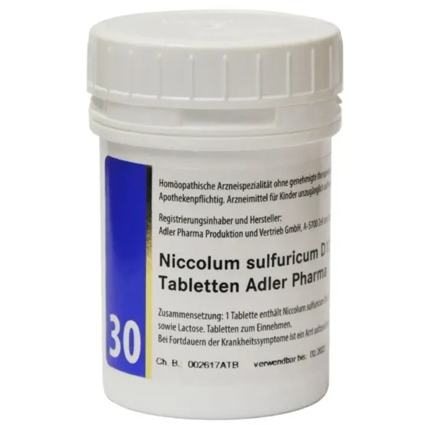 Adler Pharma Schüsslerovy soli – Nr. 30 Niccolum sulfuricum D12 400 tablet