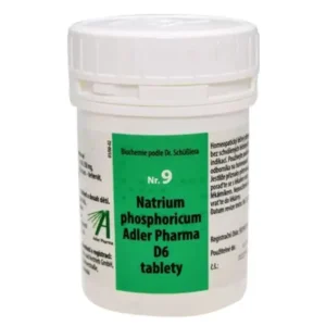 Adler Pharma Schüsslerovy soli – Nr. 9 Natrium phosphoricum D6 1000 tablet