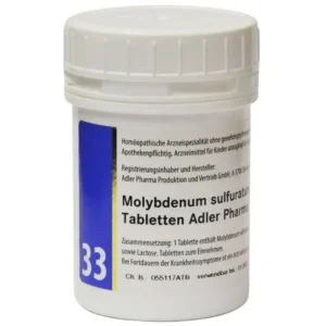 Adler Pharma Schüsslerovy soli – Nr. 33 Molybdenum sulfuratum D12 400 tablet