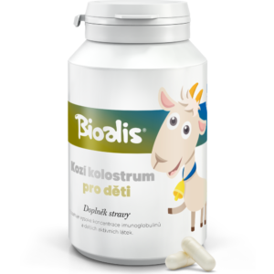 Bioalis Kozí kolostrum pro děti 140 kapslí