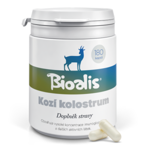 Bioalis kapsle s kozím kolostrem 180 kapslí