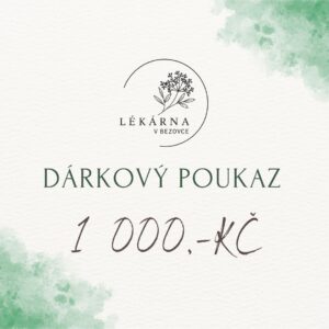 Dárkový poukaz 1 000 Kč